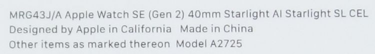 ̤Apple Watch SE(2)GPS+Cellular 40mm 饤