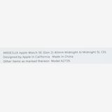 ̤Apple Watch SE(2)GPS+Cellular 40mm ߥåɥʥ
