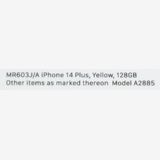 ꡼Х̤ iPhone 14 Plus  128GB SIMե꡼