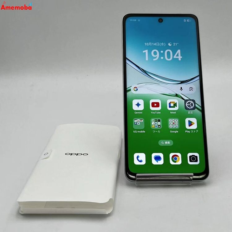 OPPO A5 5G 128GB �ۥ磻�� OPG06 UQmobile��SIM�ե꡼ ̤������