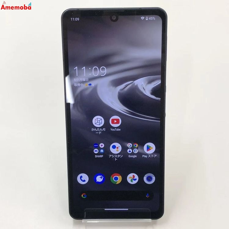 ��®ȯ��AQUOS sense6s 4GB/64GB �֥�å� SHG07 AU��SIM�ե꡼ ����