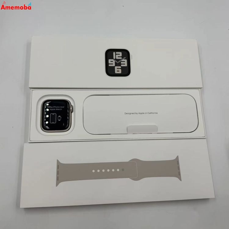 Apple Watch SE ��2���� 44mm GPS��ǥ� 32GB �������饤�� MRE53J