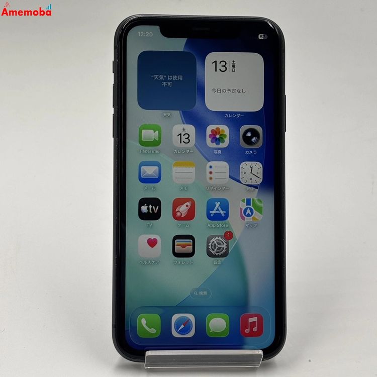 ��®ȯ��iPhone11 64GB �֥�å� MWLT2J/A AU��SIM�ե꡼