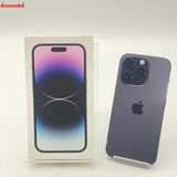 iPhone14 Pro 128GB ディープパープル MQ0F3J/A Apple版SIMフリー