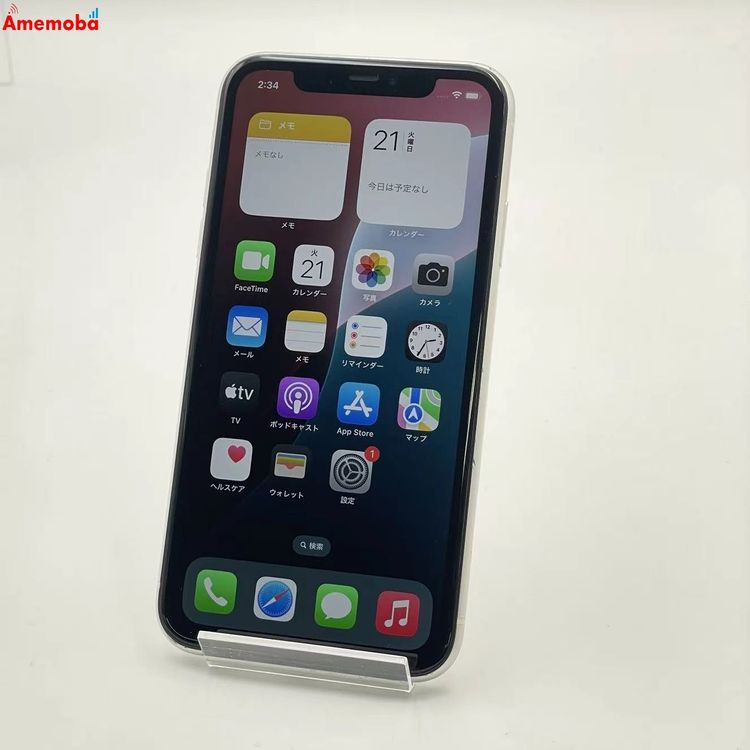 ��®ȯ��iPhone11 64GB �ۥ磻�� MWLU2J/A Apple��SIM�ե꡼ ��������
