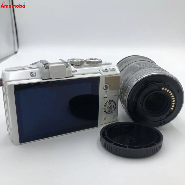 OLYMPUS PEN Lite E-PL7 EZ���֥륺���७�å� �ۥ磻�� V205072WE0