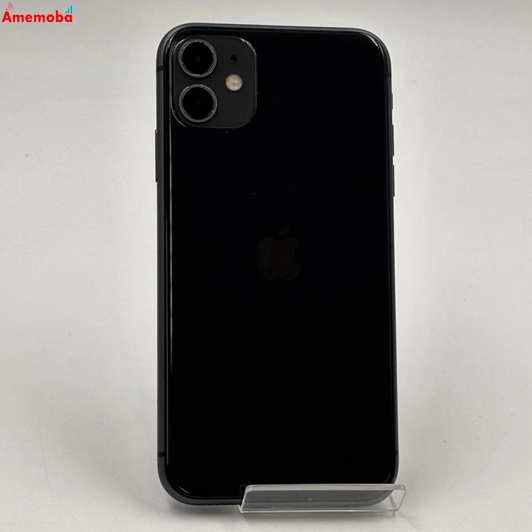 ��®ȯ��iPhone11 64GB �֥�å� MWLT2J/A AU��SIM�ե꡼ ��������