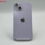 爆速発送iPhone14 128GB パープル MPUY3J/A AU版SIMフリー 極美品
