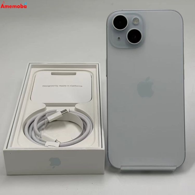 ��®ȯ��iPhone15 128GB �֥롼 MTML3J/A ��ŷ��Х�����SIM�ե꡼
