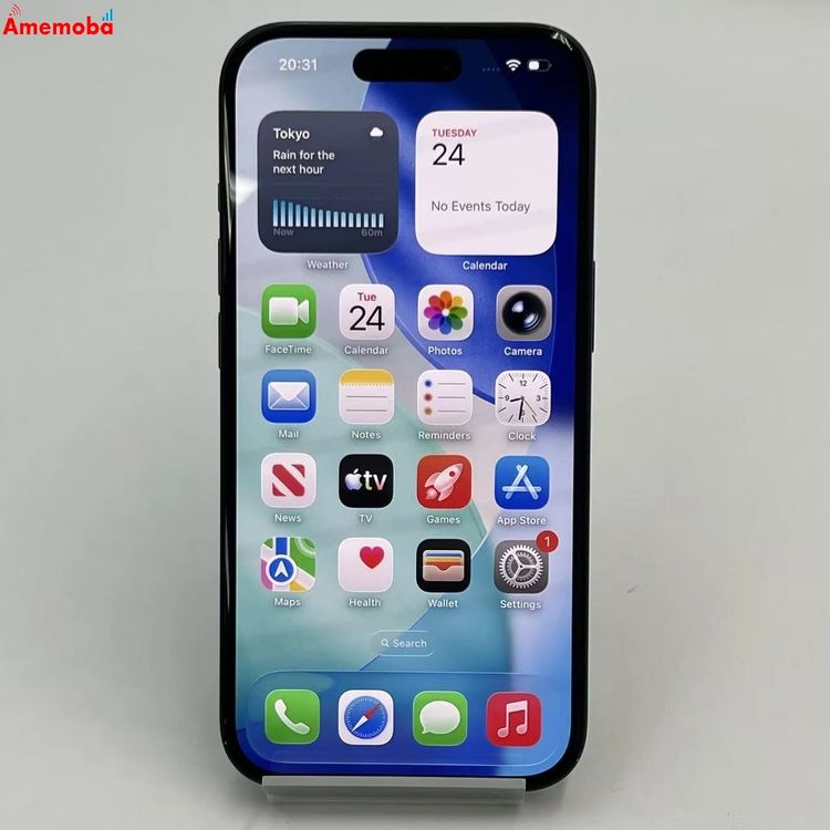 ��®ȯ��iPhone15 128GB �֥�å� MTMH3J/A AU��SIM�ե꡼ ����