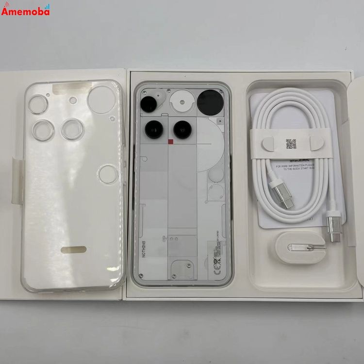 Nothing Phone (3) 12GB/256GB �ۥ磻�� A024 SIM�ե꡼ ����Ʊ��