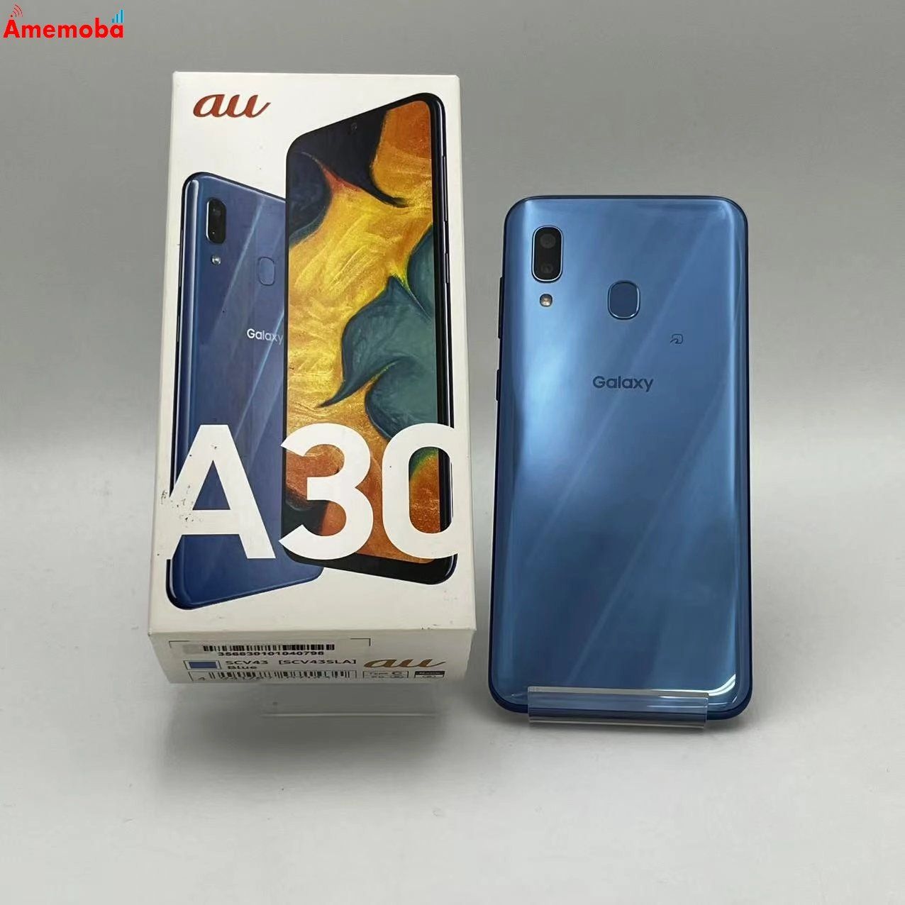 ムスビー｜爆速発送Galaxy A30 64GB ブルー SCV43 AU版SIMフリー 美品