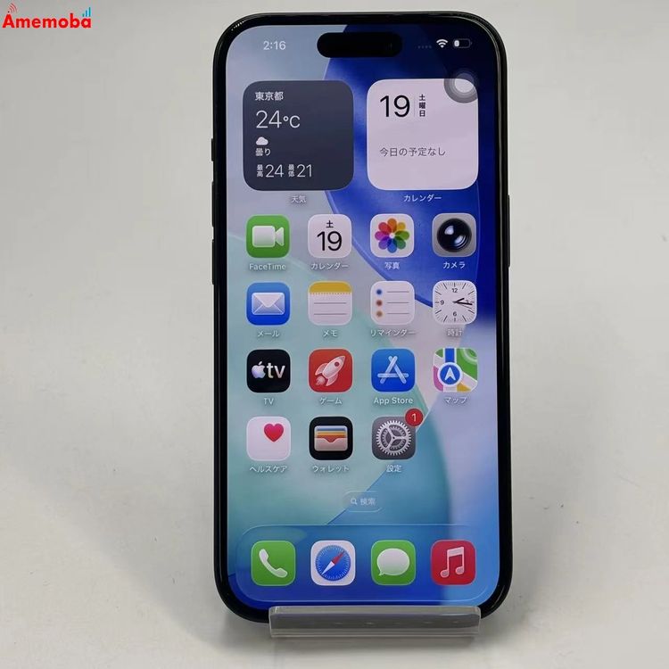 ��®ȯ��iPhone15 256GB �֥�å� MTMN3J/A AU��SIM�ե꡼
