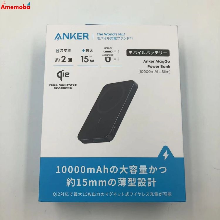 Anker MagGo Power Bank (10000mAh) �֥�å� A1664N11 ̤��