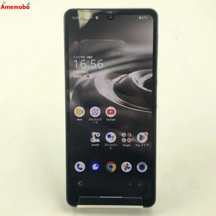 ��®ȯ��AQUOS sense6s 4GB/64GB �֥�å� SHG07 AU��SIM�ե꡼