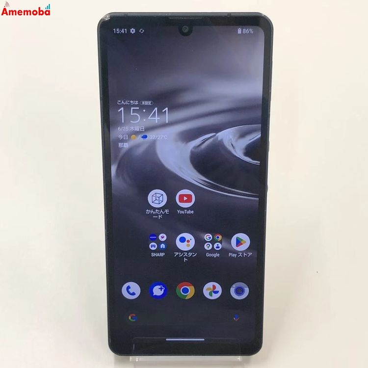 ��®ȯ��AQUOS sense6s 4GB/64GB �֥�å� SHG07 AU��SIM�ե꡼