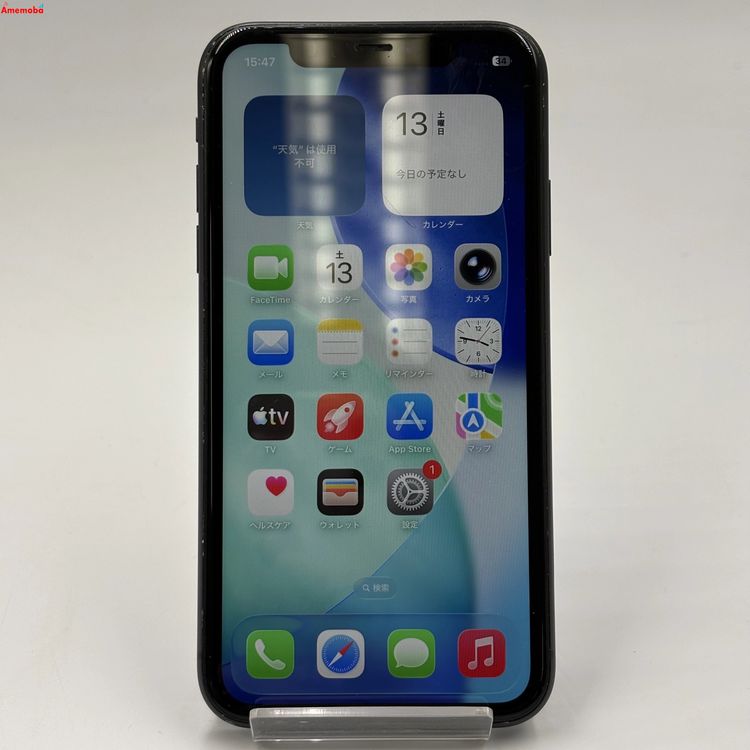 ��®ȯ��iPhone11 64GB �֥�å� MWLT2J/A AU��SIM�ե꡼