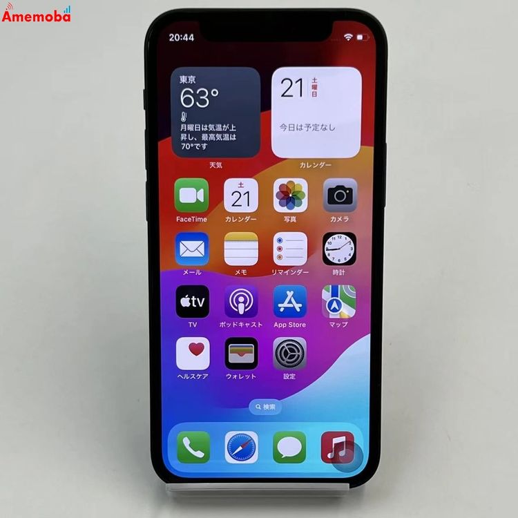 ��®ȯ��iPhone12 mini 128GB �֥�å� MGDJ3J/A AU��SIM�ե꡼ ����