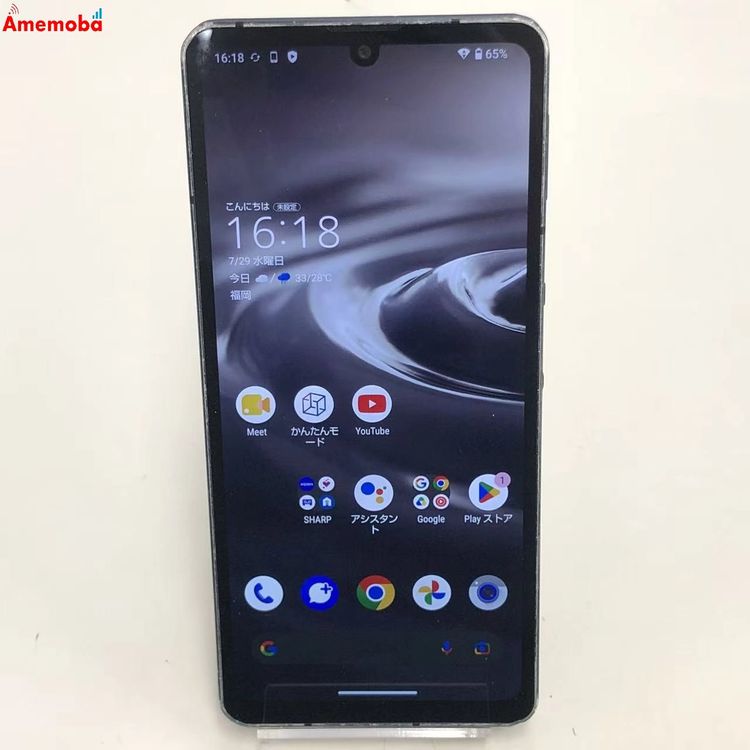 AQUOS sense6s 4GB/64GB �֥�å� SHG07 AU��SIM�ե꡼ �������
