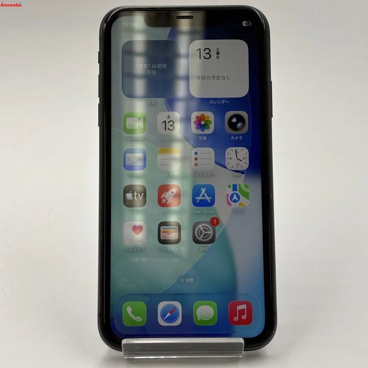 ��®ȯ��iPhone11 64GB �֥�å� MWLT2J/A AU��SIM�ե꡼