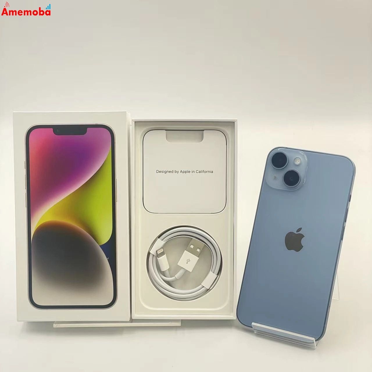 ムスビー｜爆速発送iPhone14 128GB ブルー NPVJ3J/A docomo版SIMフリー