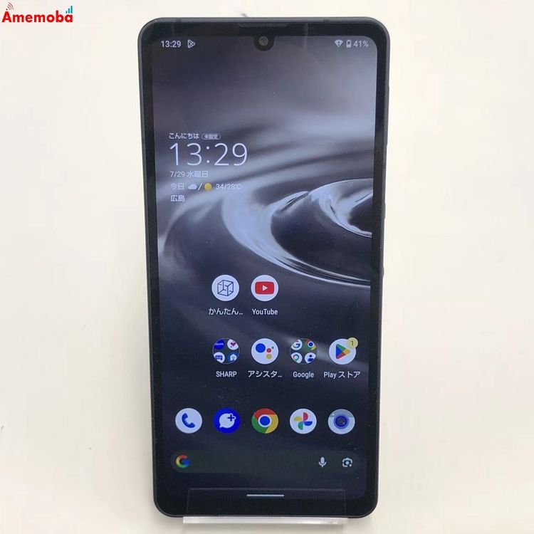 ��®ȯ��AQUOS sense6s 4GB/64GB �֥�å� SHG07 AU��SIM�ե꡼