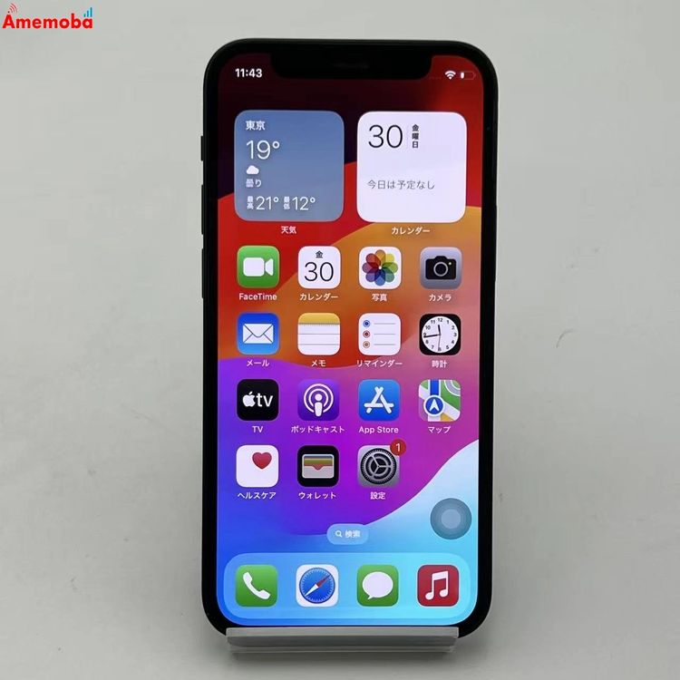 ��®ȯ��iPhone12 mini 64GB �֥�å� MGA03J/A AU��SIM�ե꡼