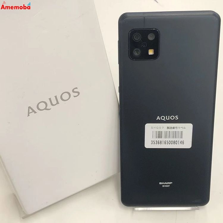 ��®ȯ��AQUOS sense6s 4GB/64GB �֥�å� SHG07 AU��SIM�ե꡼ ����