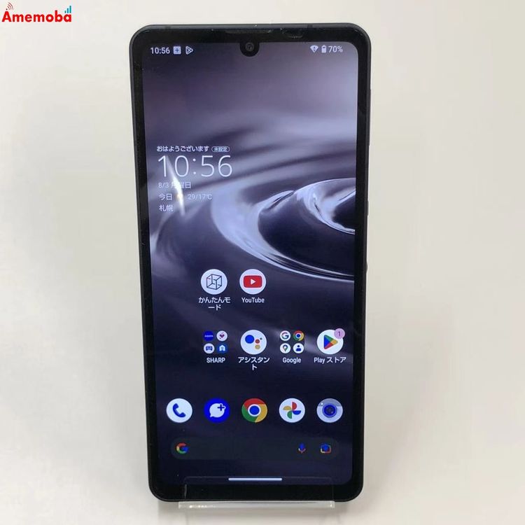 ��®ȯ��AQUOS sense6s 4GB/64GB �֥�å� SHG07 AU��SIM�ե꡼ ����