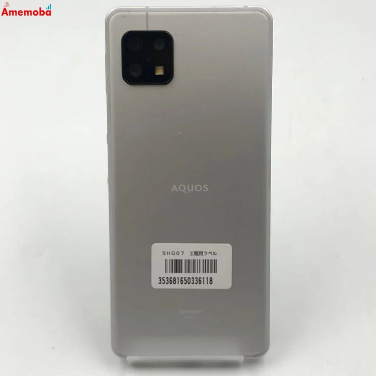 ��®ȯ��AQUOS sense6s 4GB/64GB �֥�å� SHG07 AU��SIM�ե꡼