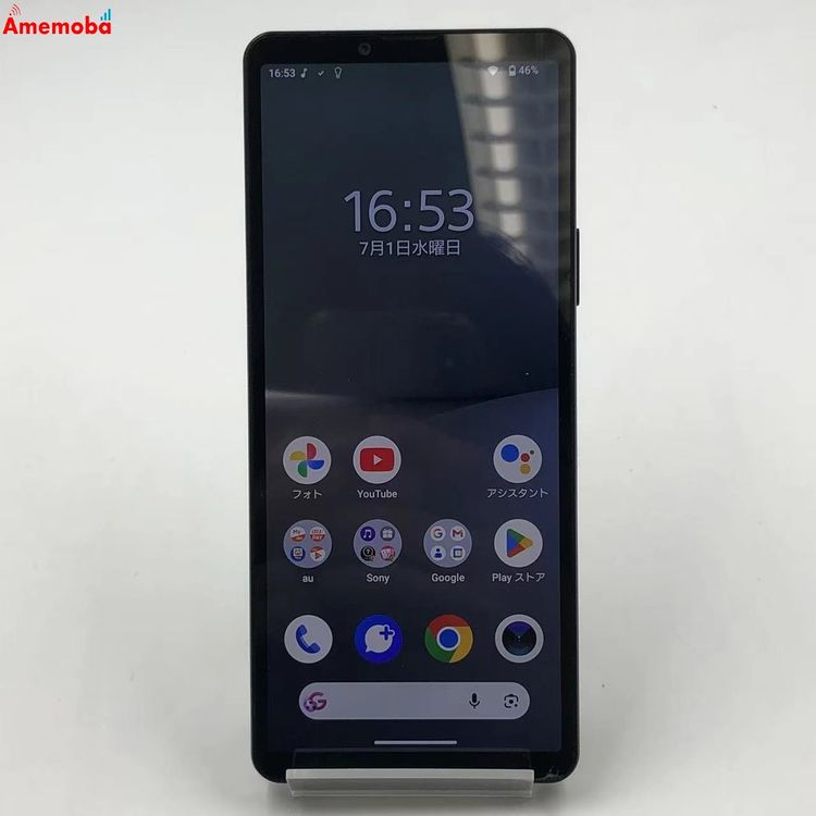 Xperia 10 V 6GB 128GB �֥�å� SOG11 AU��SIM�ե꡼ �������