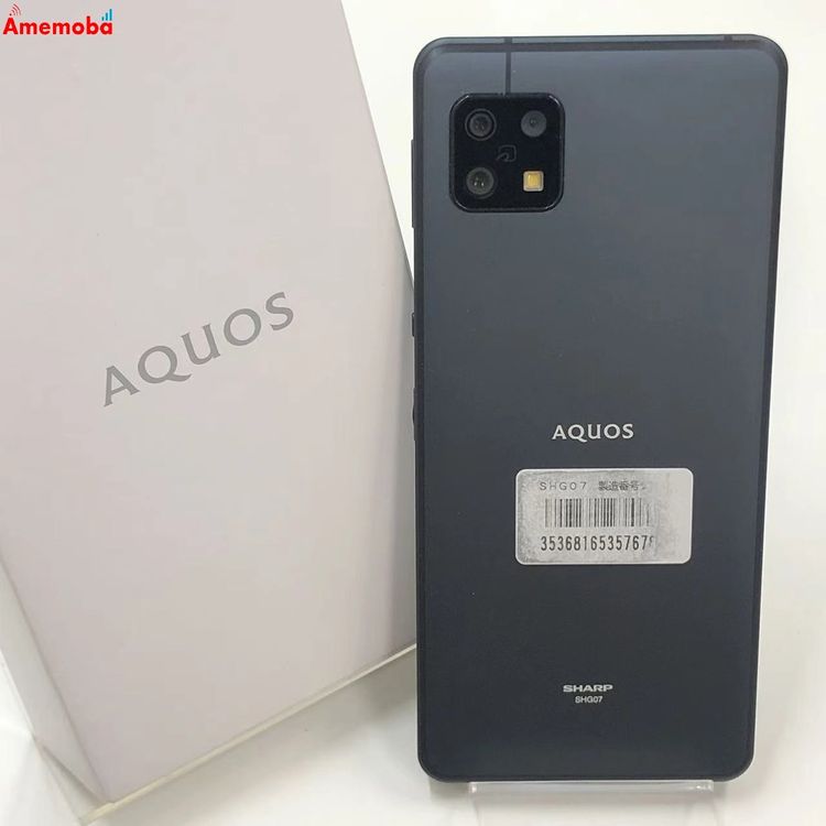 ��®ȯ��AQUOS sense6s 4GB/64GB �֥�å� SHG07 AU��SIM�ե꡼ ����