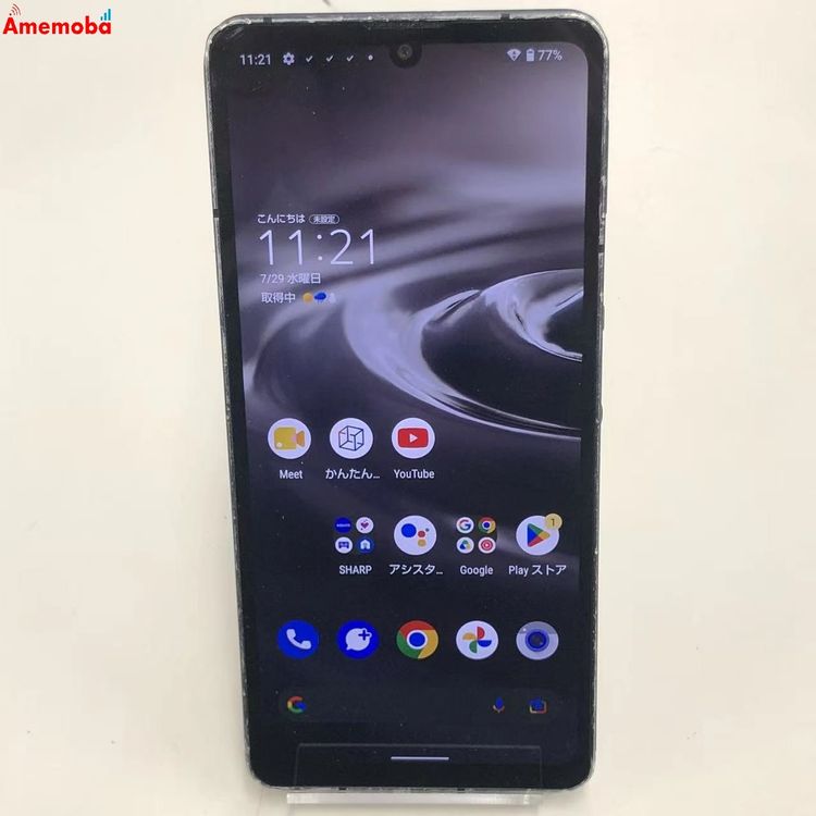 ��®ȯ��AQUOS sense6s 4GB/64GB �֥�å� SHG07 AU��SIM�ե꡼