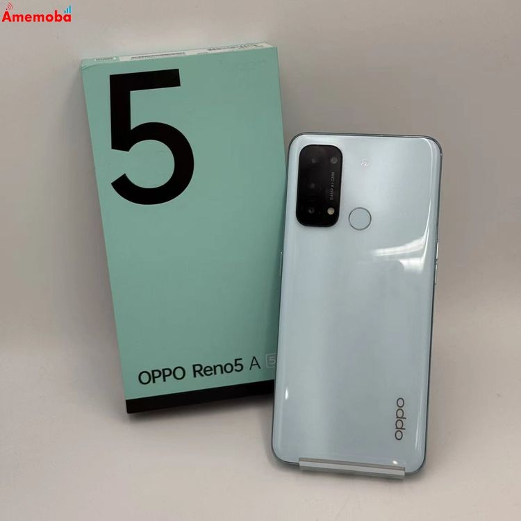 ��®ȯ��OPPO Reno5 A 128GB �������֥롼 CPH2199 SIM�ե꡼ ��������