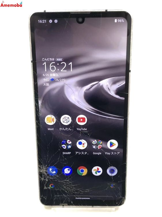 AQUOS sense6s 4GB/64GB ����С� SHG07 AU��SIM�ե꡼ �������