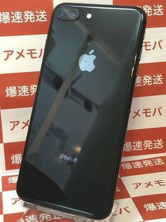ムスビー｜爆速発送 iPhone8Plus 64GB SIMフリー ブラック バッテリー 