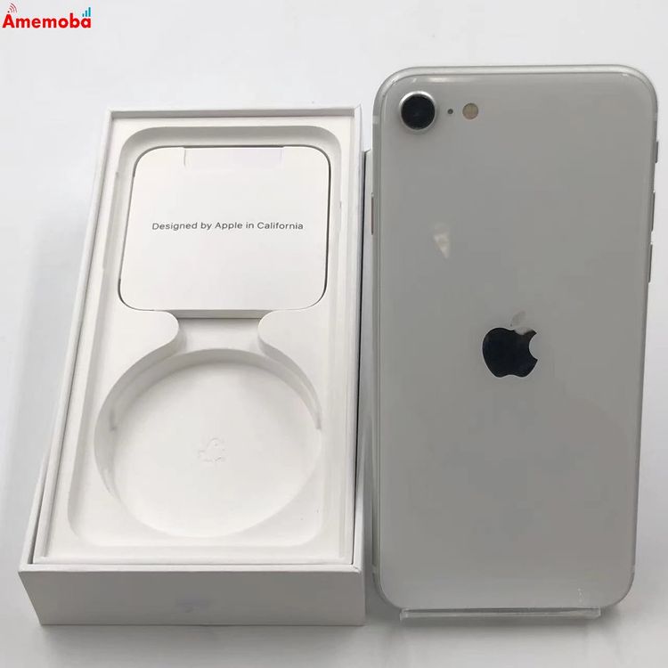 ��®ȯ��iPhoneSE ��2���� 64GB �ۥ磻�� MHGQ3KH/A AU��SIM�ե꡼ ����