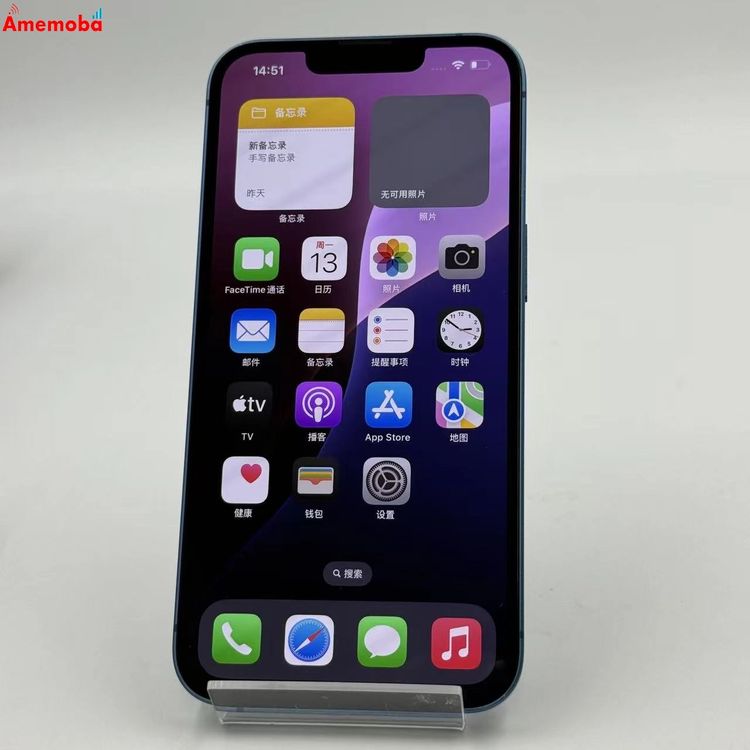 ®ȯiPhone13 256GB ֥롼 MLNM3J/A AUSIMե꡼