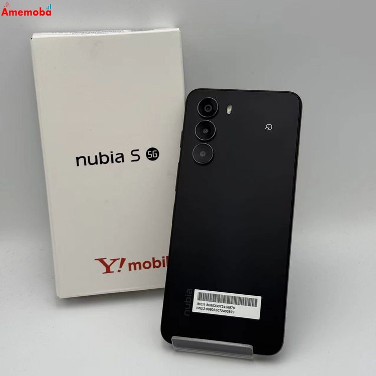 nubia S 5G 128GB ֥å A403ZT Y!mobileSIMե꡼ ̤
