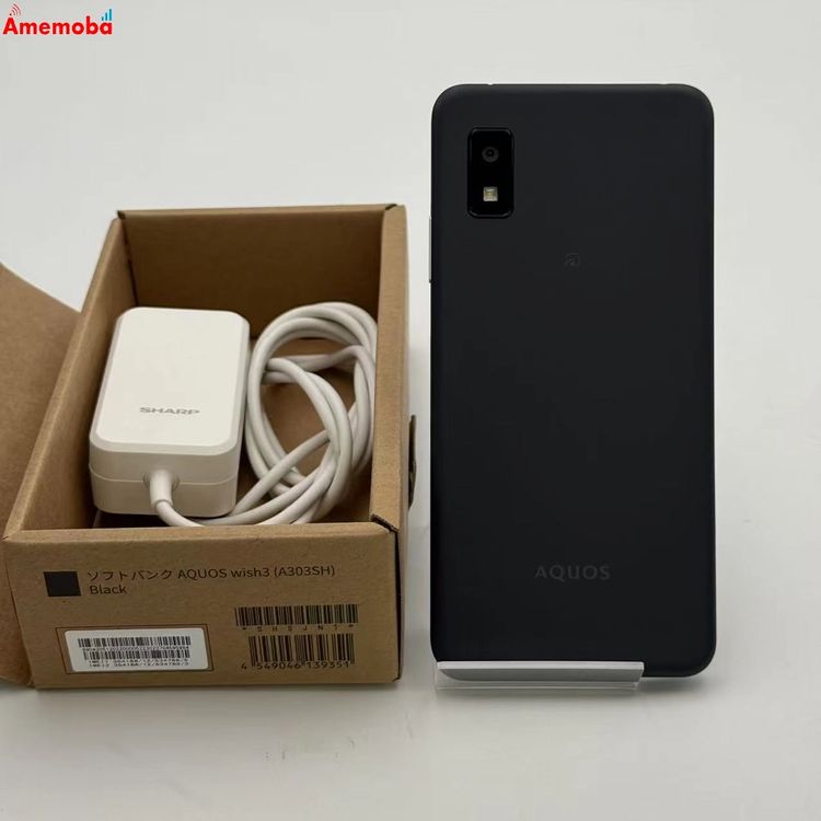AQUOS wish3 4GB/64GB �֥�å� A303SH SoftBank��SIM�ե꡼ ��
