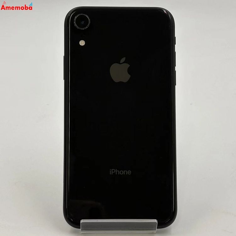 ��®ȯ��iPhoneXR 64GB �֥�å� MT002J/A docomo��SIM�ե꡼