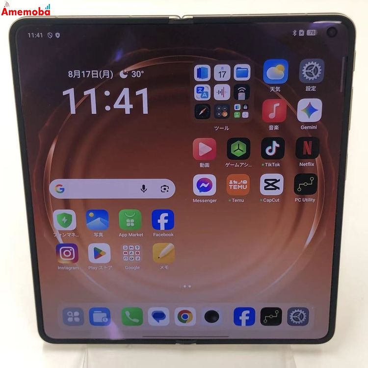 OPPO Find N6 16GB/512GB �֥��å��४��� CPH2765 SIM�ե꡼ ̤