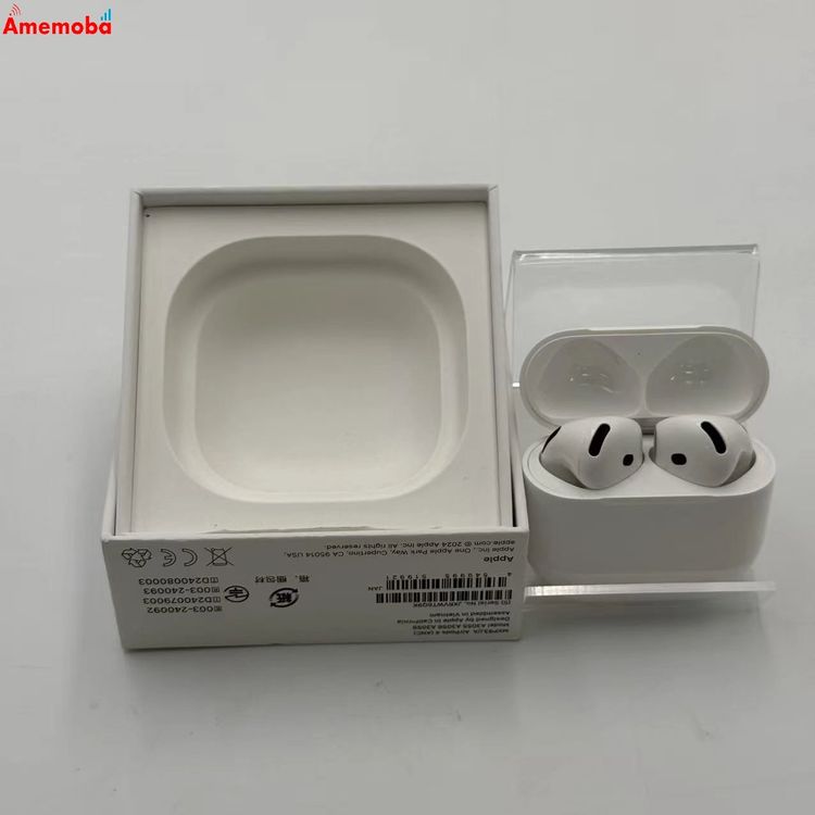 ��®ȯ��AirPods ��4���� �����ƥ��֥Υ�������󥻥����� �ۥ磻�� MXP93LL/A