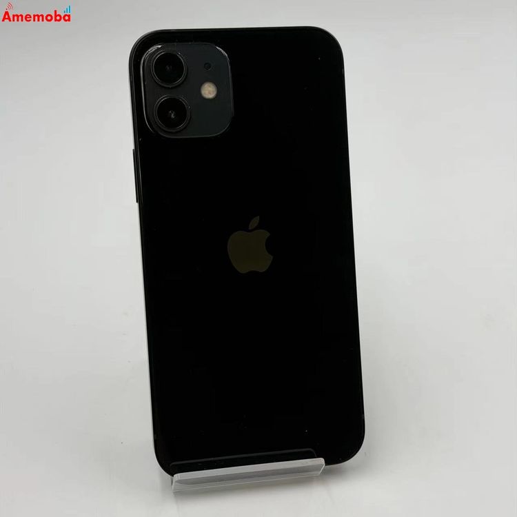��®ȯ��iPhone12 64GB �֥�å� MGHN3J/A AU��SIM�ե꡼  ��������