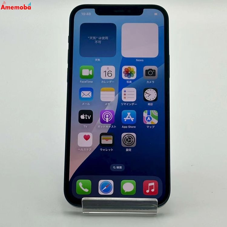 ®ȯiPhone12 128GB ֥롼 MGHX3J/A AUSIMե꡼ 