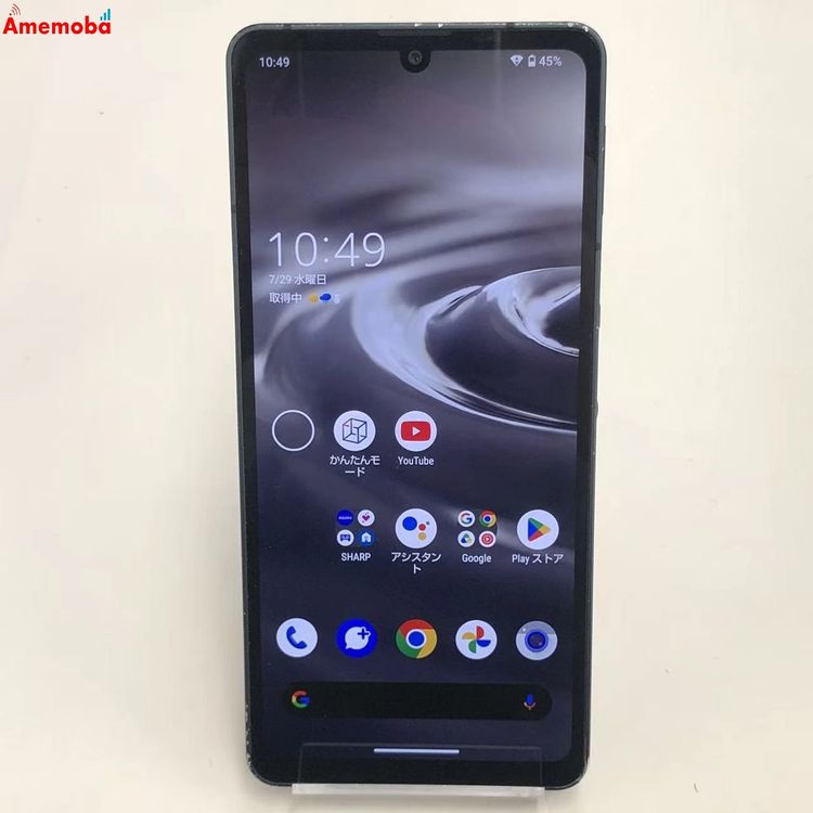 ��®ȯ��AQUOS sense6s 4GB/64GB �֥�å� SHG07 AU��SIM�ե꡼