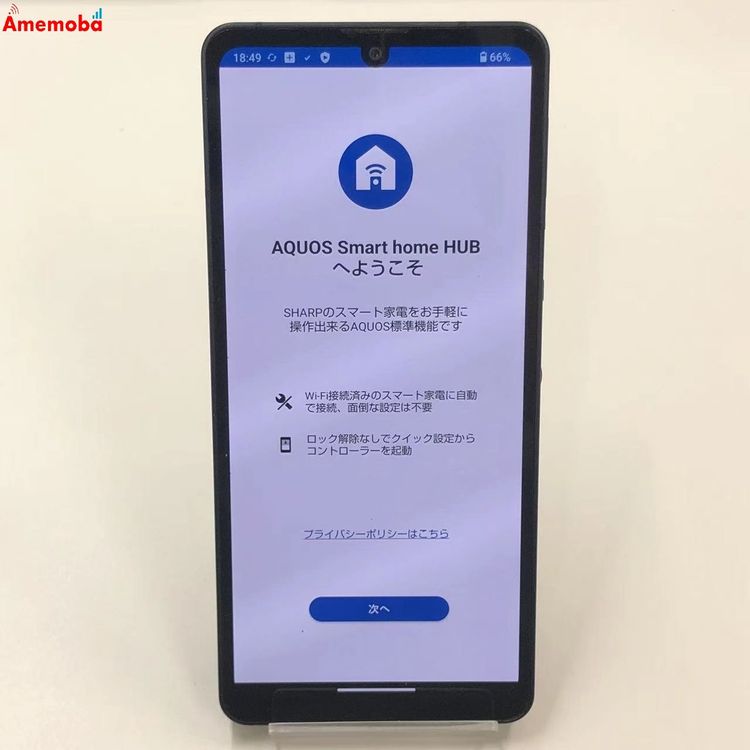 AQUOS sense6s 4GB/64GB �֥�å� SHG07 AU��SIM�ե꡼ ��������