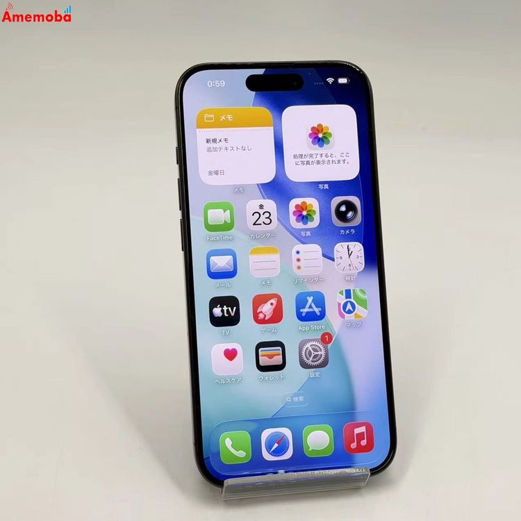 iPhone15 Pro 256GB �֥�å������˥��� MTUC3J/A Apple��SIM�ե꡼