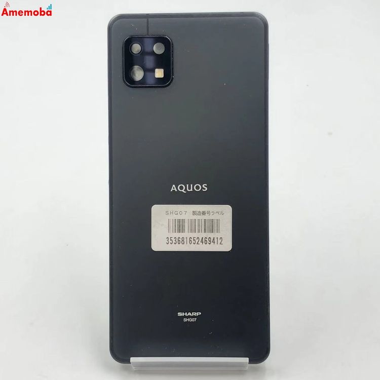 ��®ȯ��AQUOS sense6s 4GB/64GB �֥�å� SHG07 AU��SIM�ե꡼