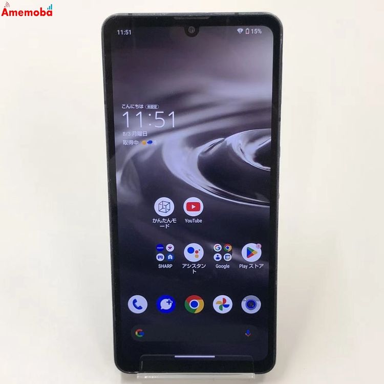 AQUOS sense6s 4GB/64GB �֥�å� SHG07 AU��SIM�ե꡼ ��������